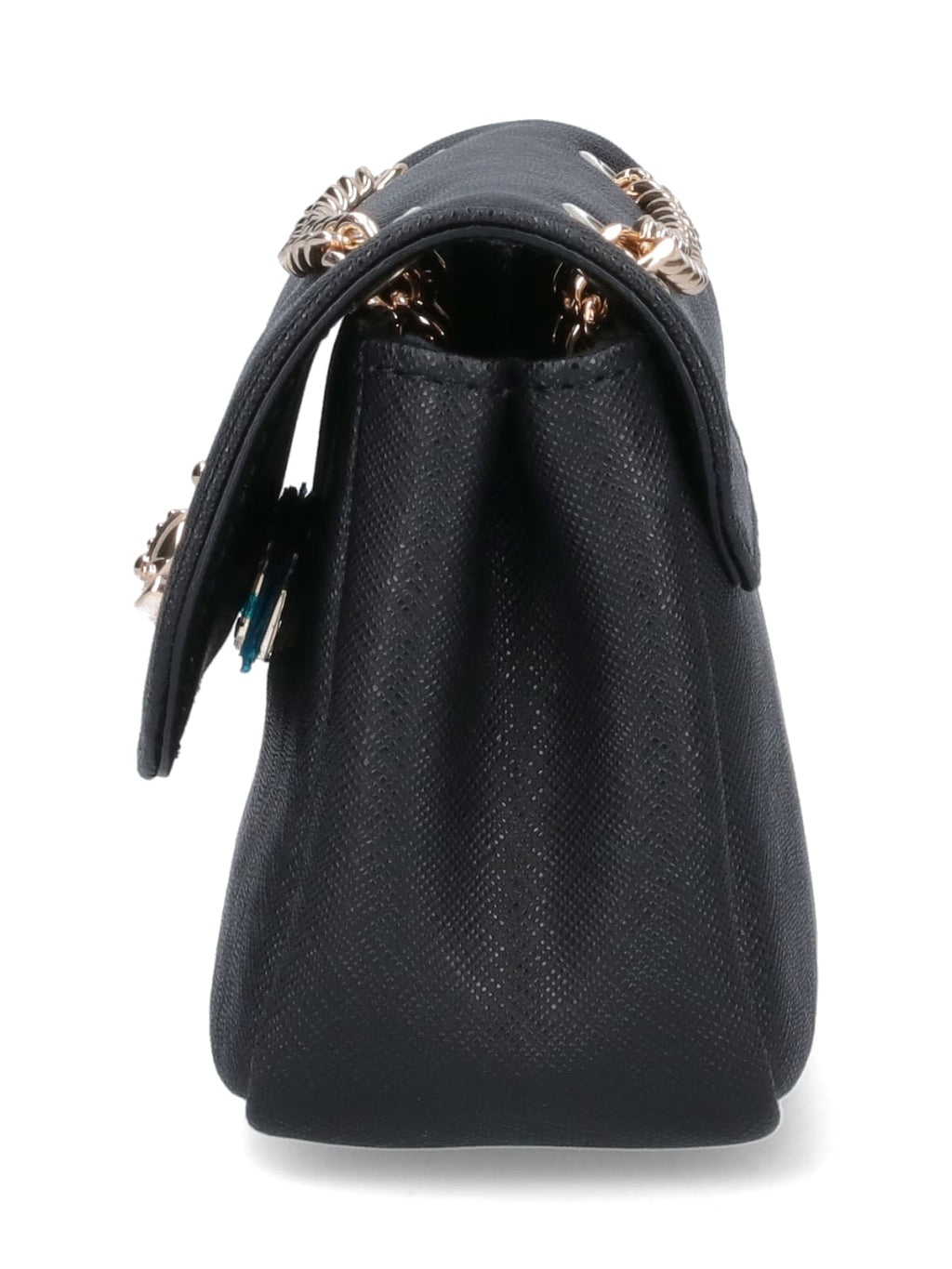 "Orbit" Chain Shoulder Bag – Black