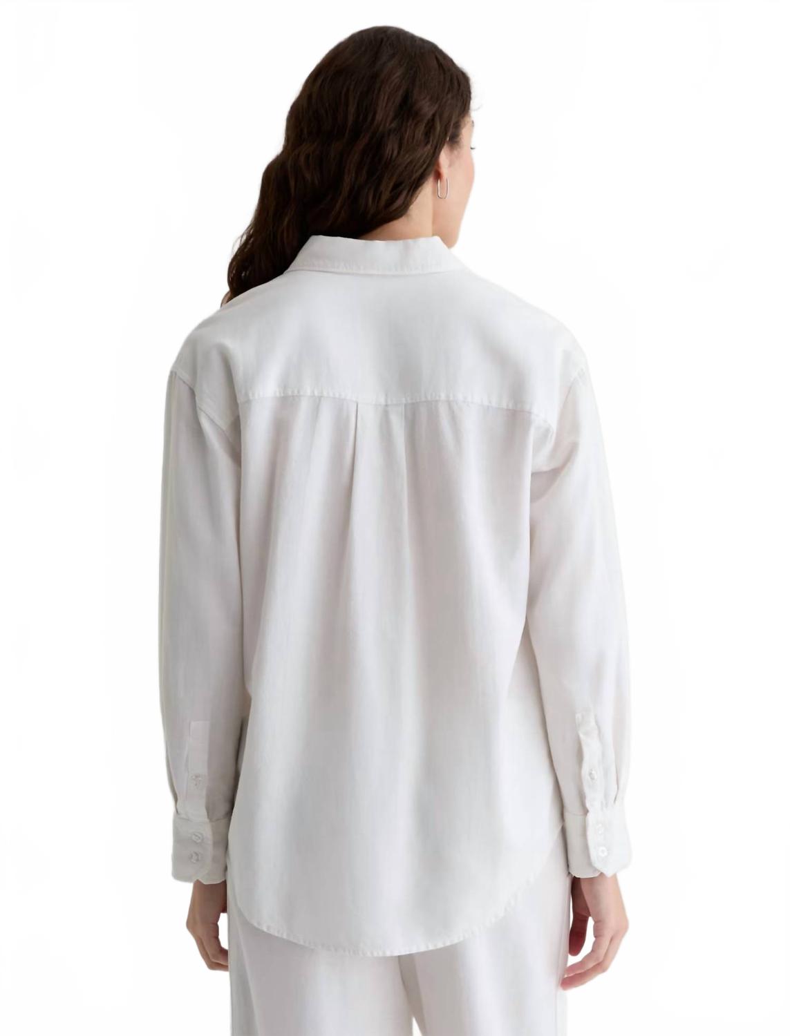 Addison Shirt In White