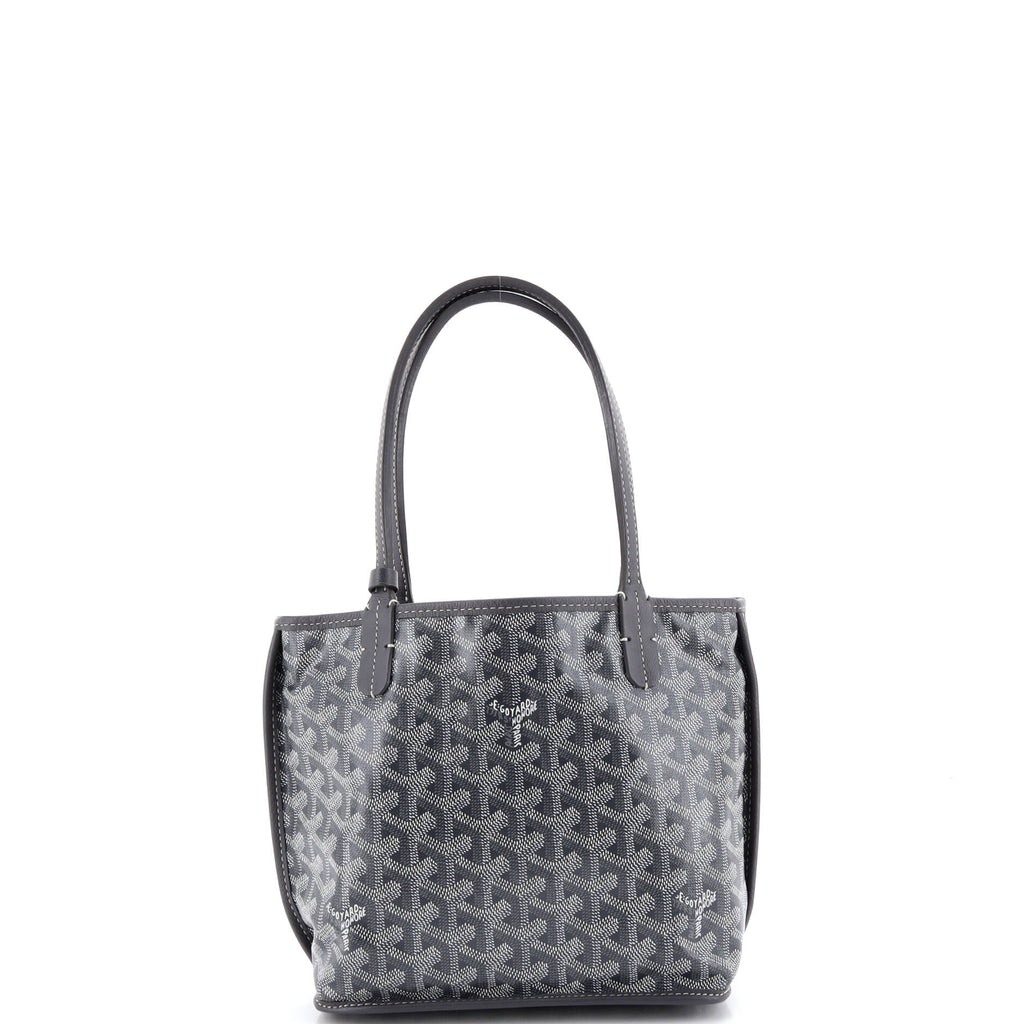 Anjou Reversible Tote Coated Canvas Mini