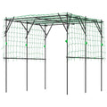 7.3 FT Garden Arch Trellis with Climbing Net