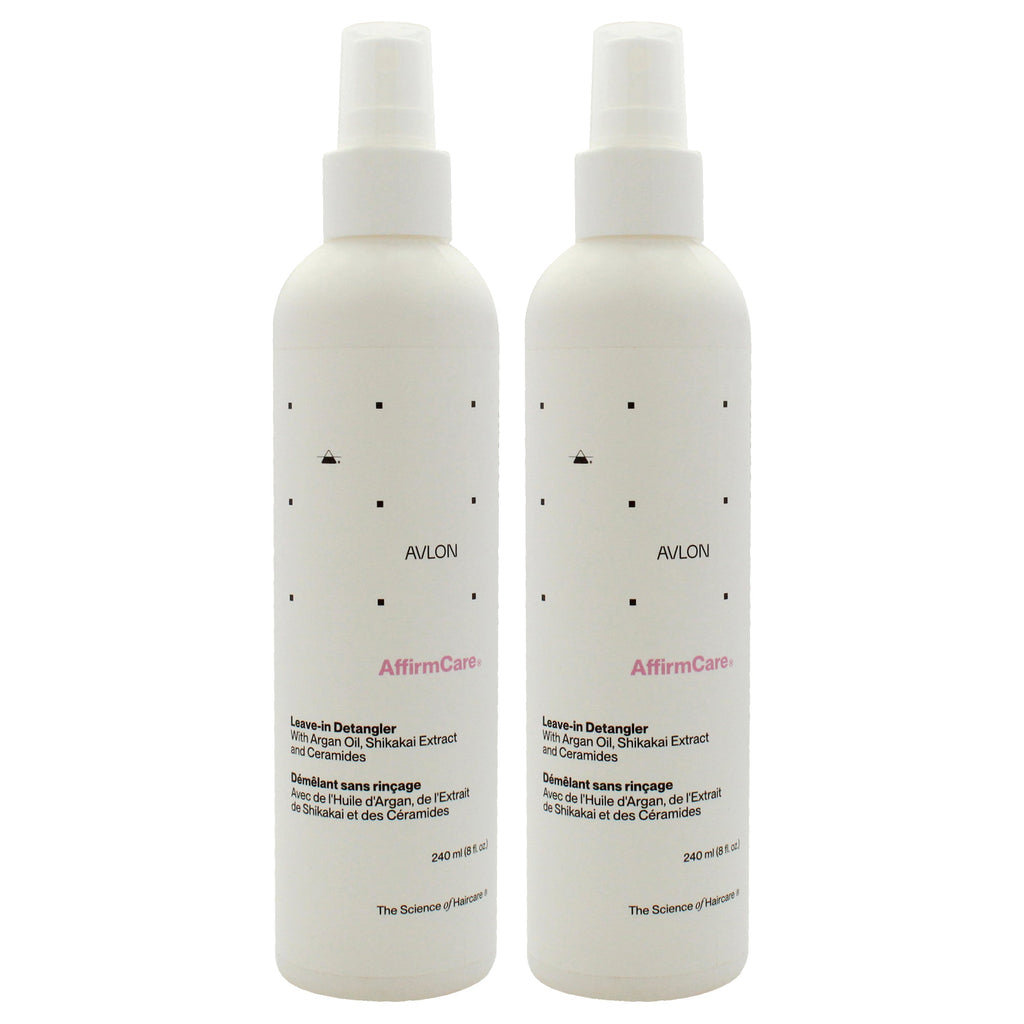 AffirmCare Leave-in Detangler by Avlon for Unisex - 8 oz Detangler  - Pack of 2