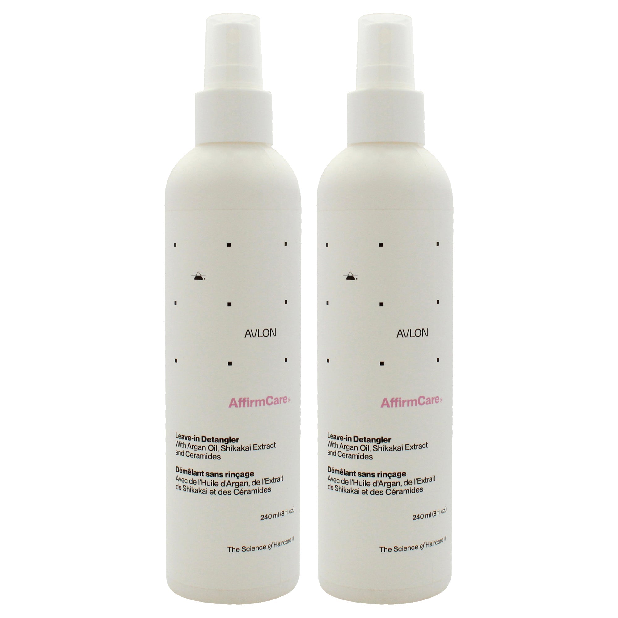 AffirmCare Leave-in Detangler by Avlon for Unisex - 8 oz Detangler  - Pack of 2