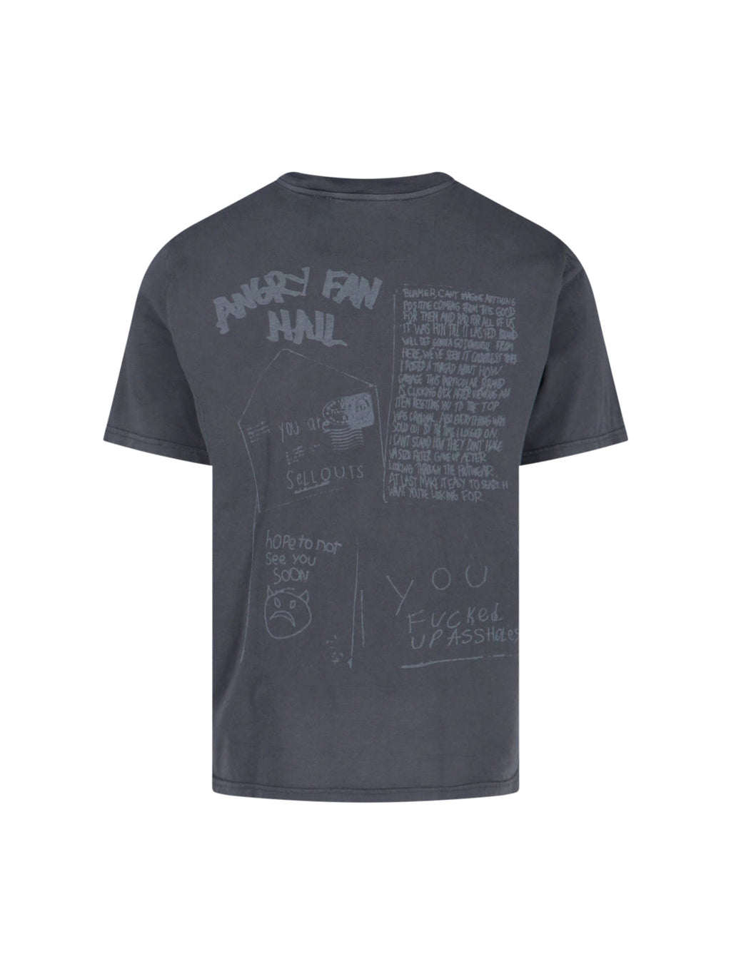 "Angry Fan Mail" T-Shirt – Grey