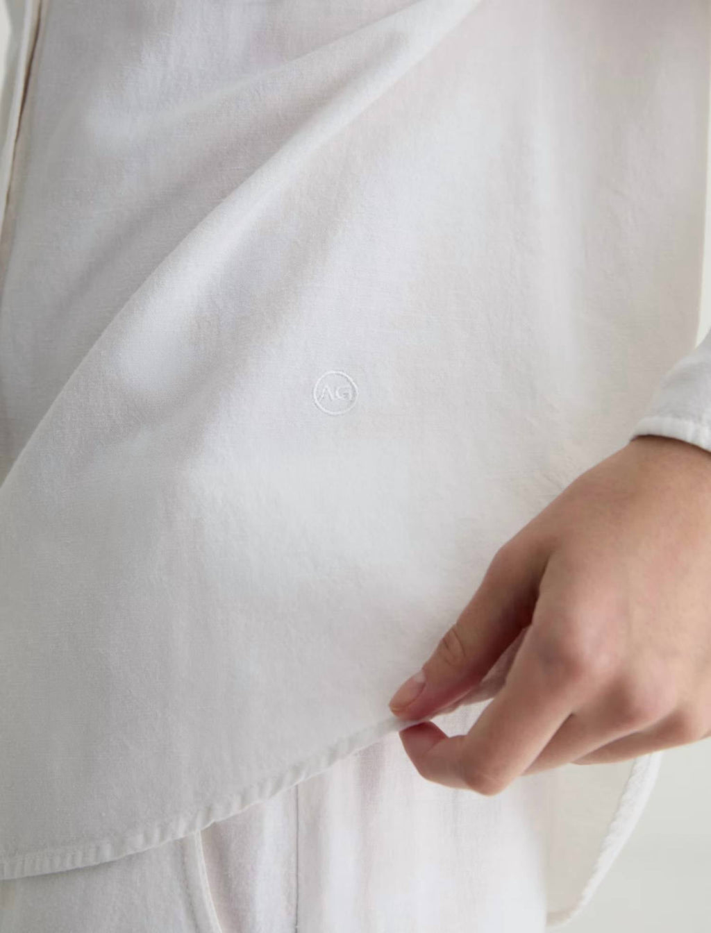 Addison Shirt In White