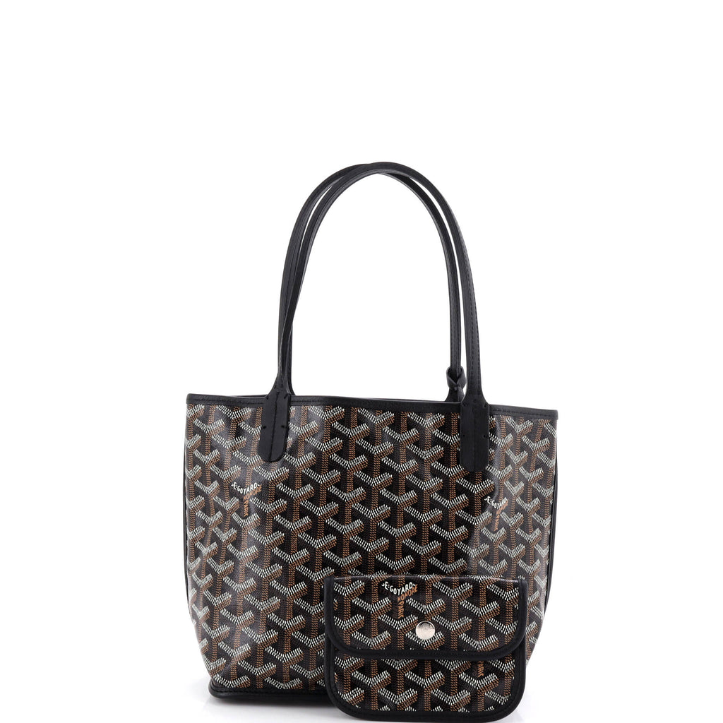 Anjou Reversible Tote Coated Canvas Mini