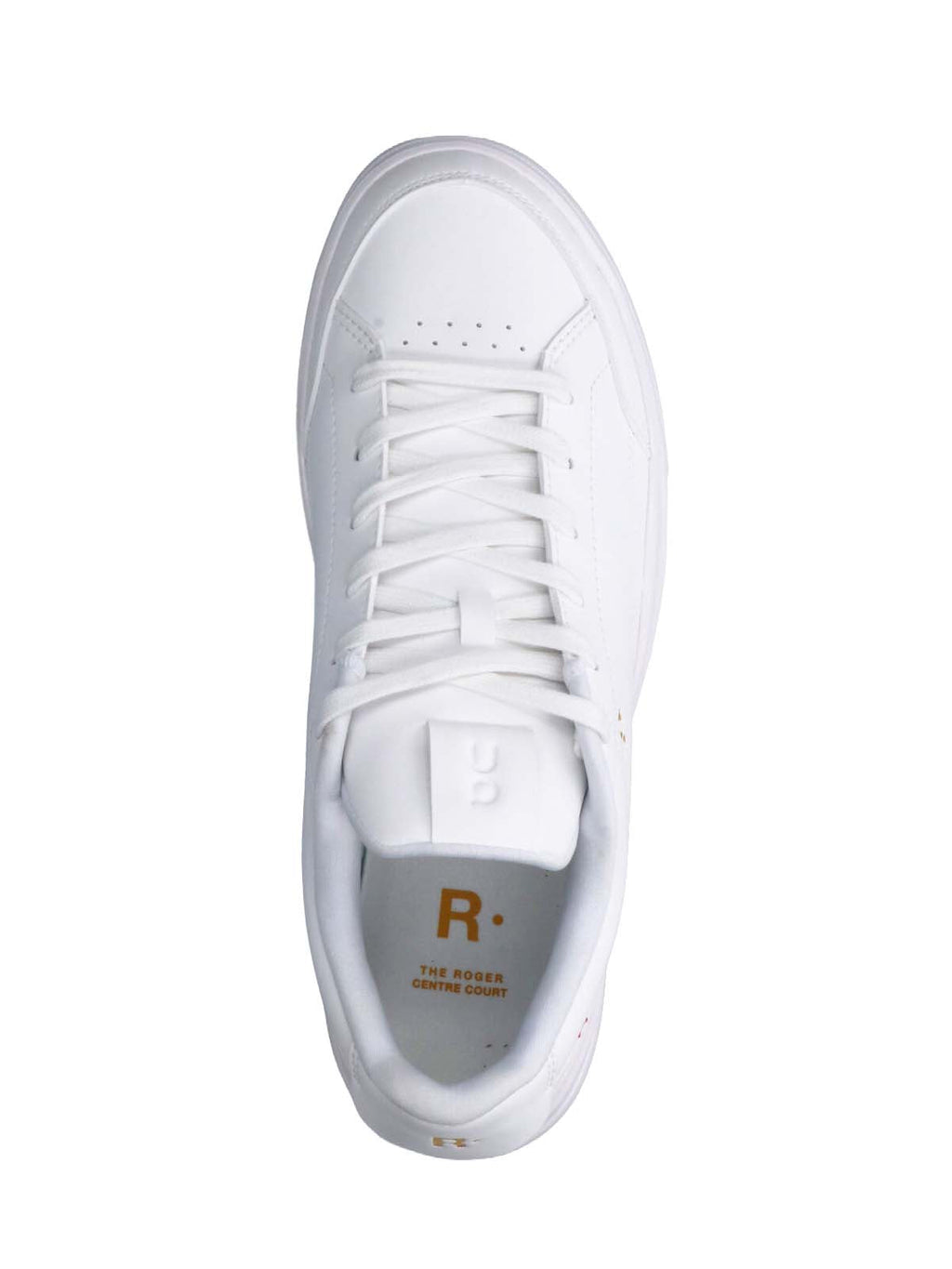 "The Roger Centre Court" Sneakers – White Fabric