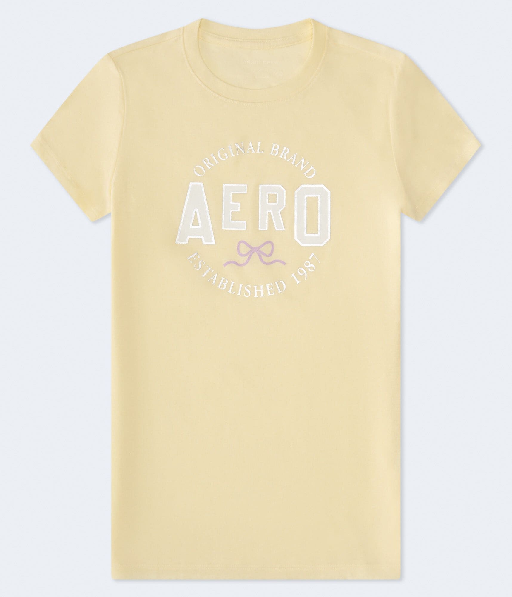 Aeropostale Bow Foil Graphic Tee