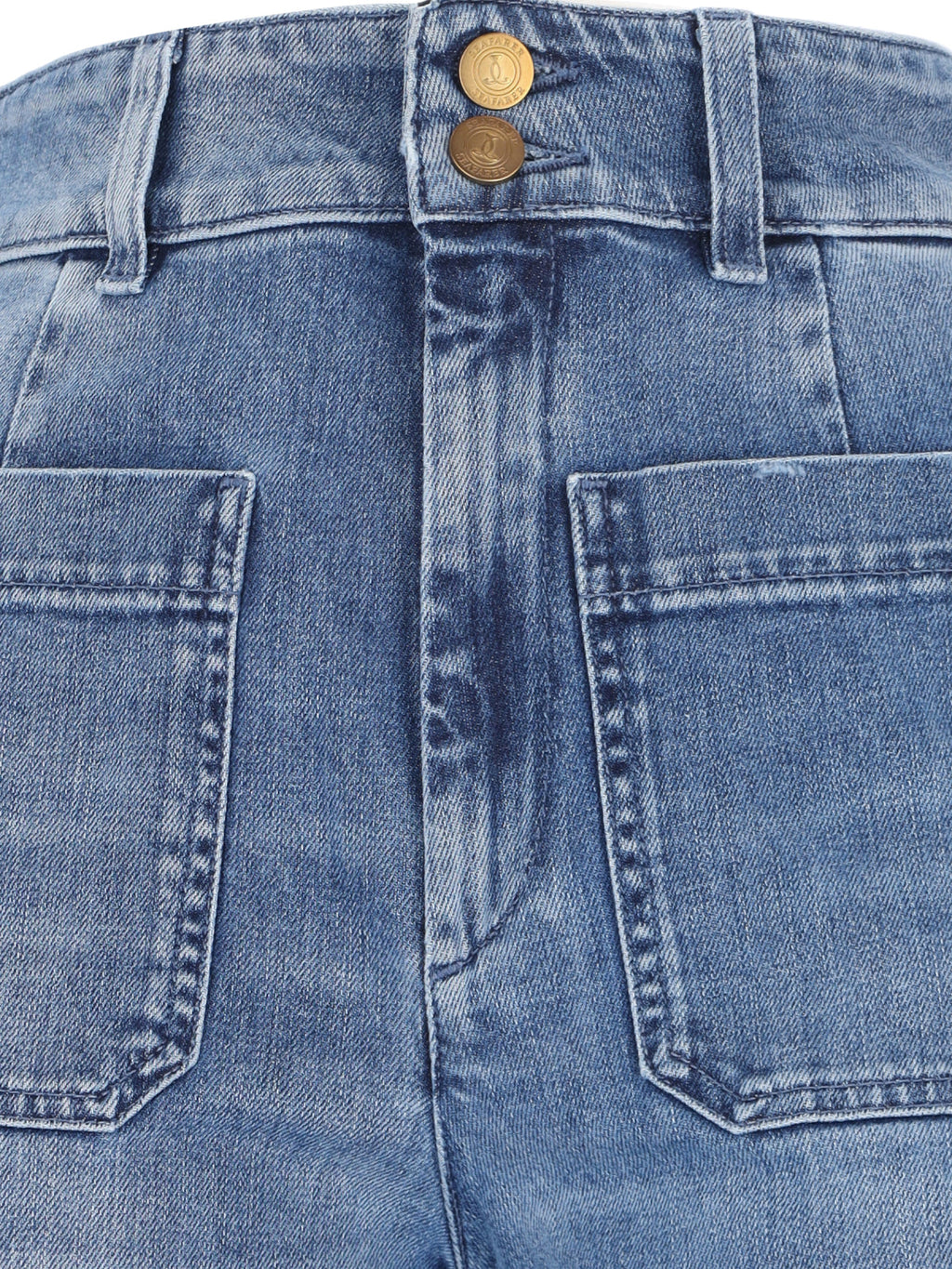 "Jane" Palazzo Jeans – Blue
