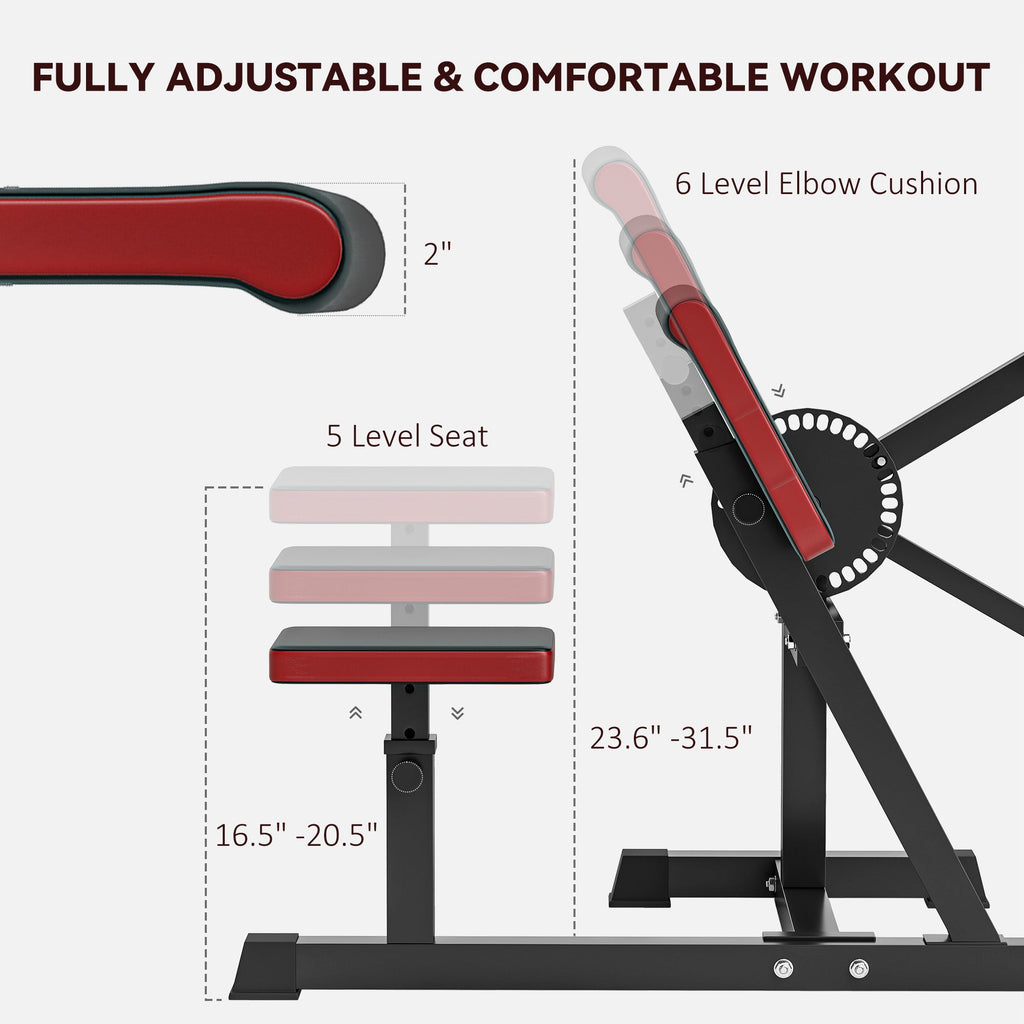 Adjustable Preacher Curl Bench for Arm Workouts
