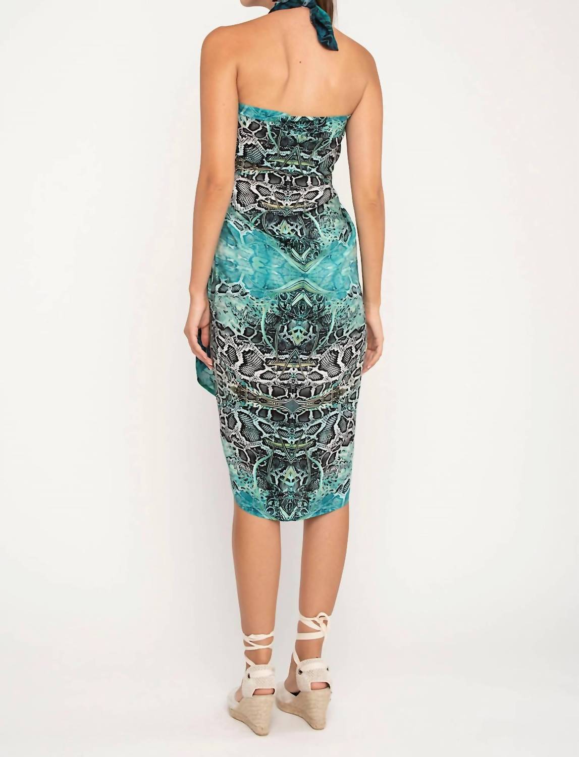 Amazonia Pareo In Teal Jewel