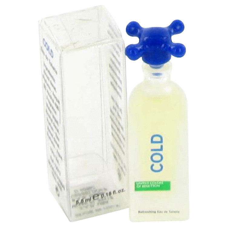 3pcs Cologne Gift Sets - Cold by Benetton Mini EDT (Unisex) .18 oz for Men