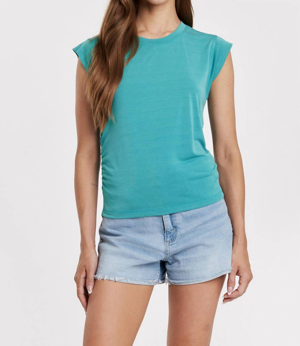 Alora Top In Teal