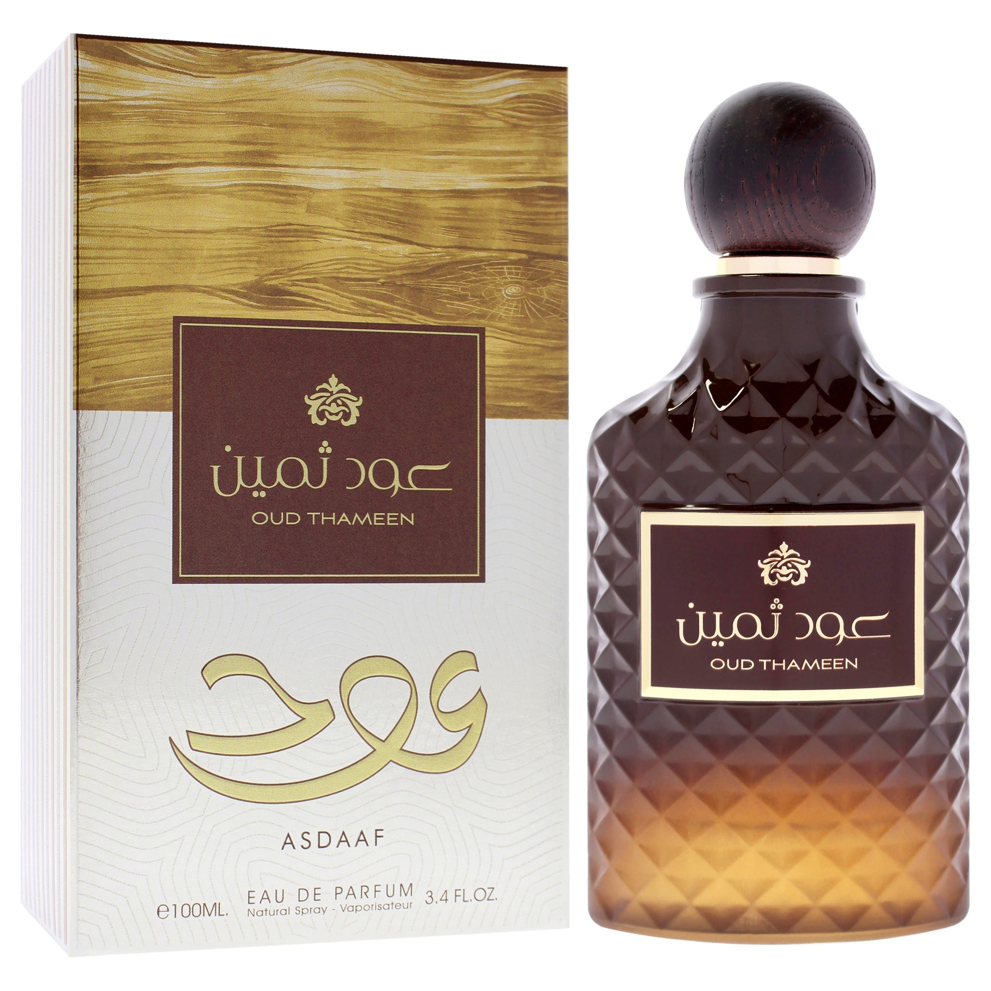 Asdaaf - Oud Thameen by Lattafa for Women - 3.4 oz EDP Spray