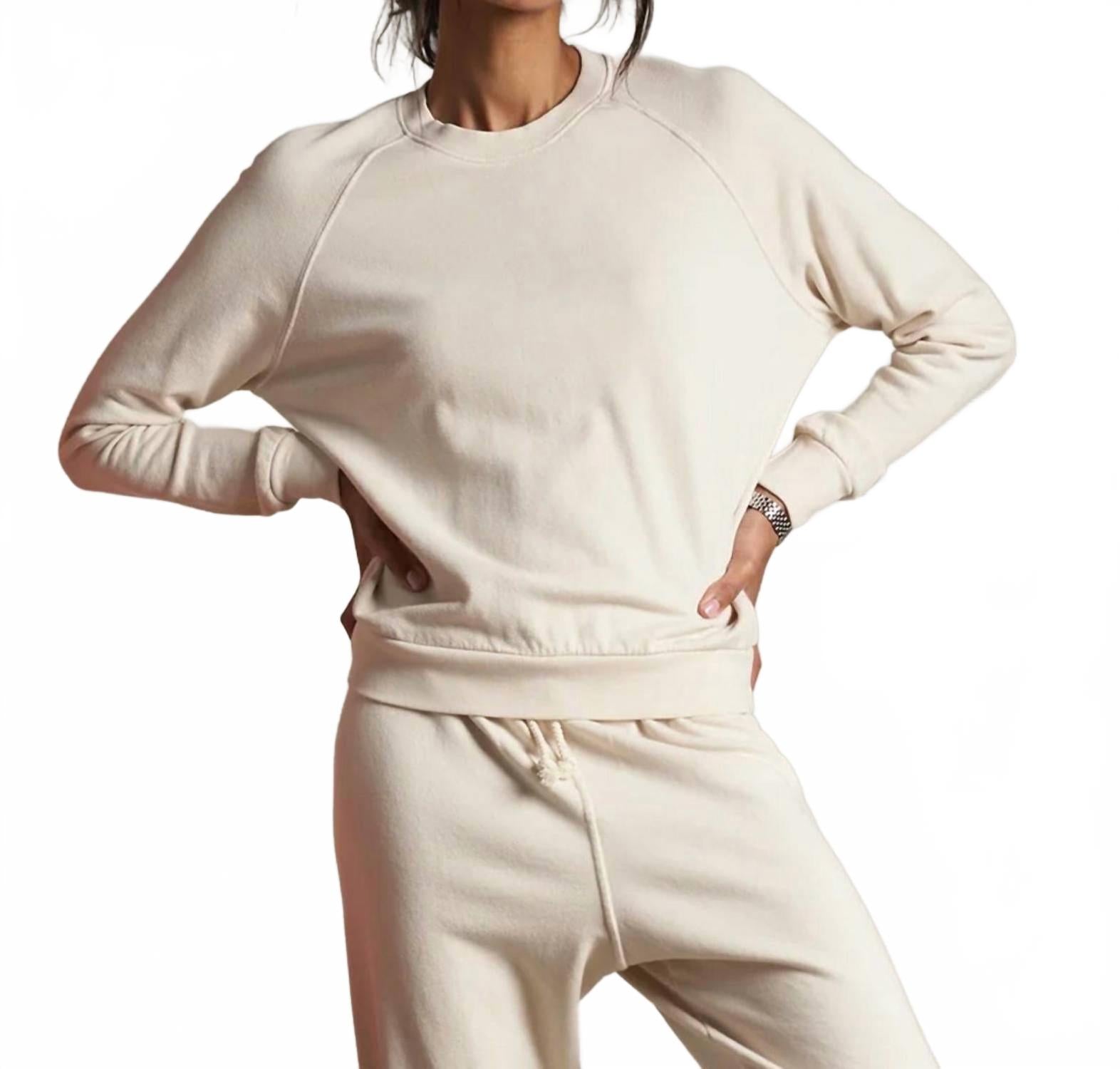 Alexi French Terry Sweatshirt In Sugar