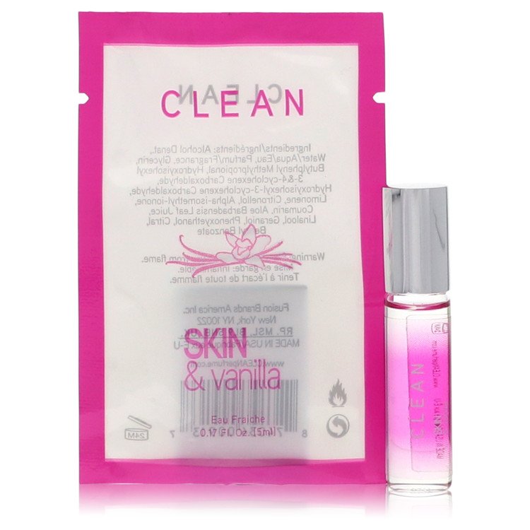 3pcs Perfume Gift Sets - Clean Skin and Vanilla by Clean Mini Eau Frachie .17 oz for Women