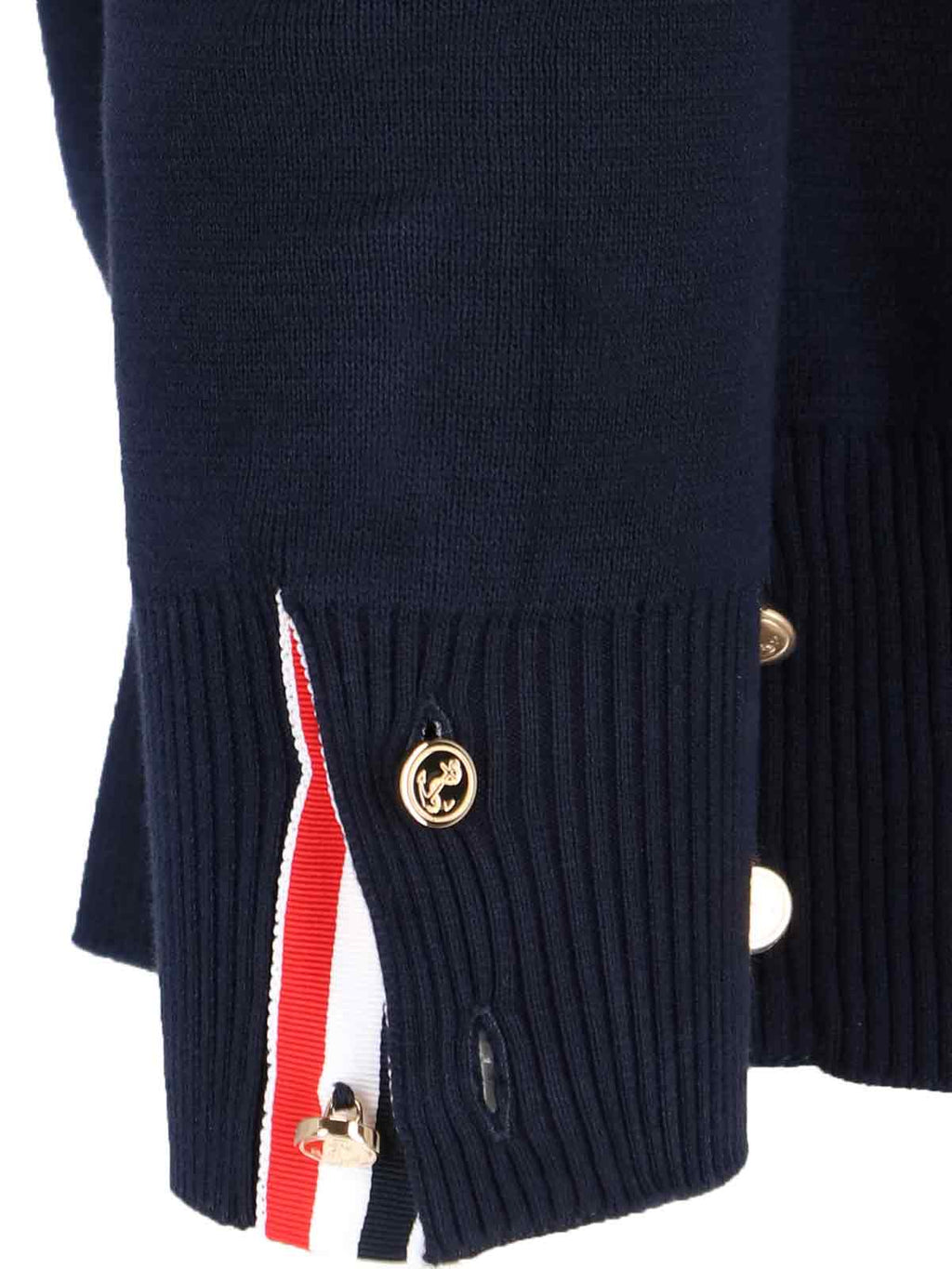 "4-Bar" Cardigan – Blue
