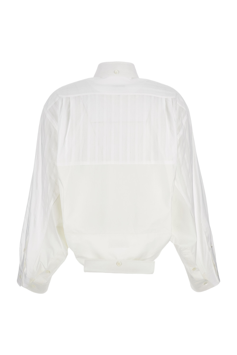 Asymmetrical Cotton Shirt With Soft Fit
