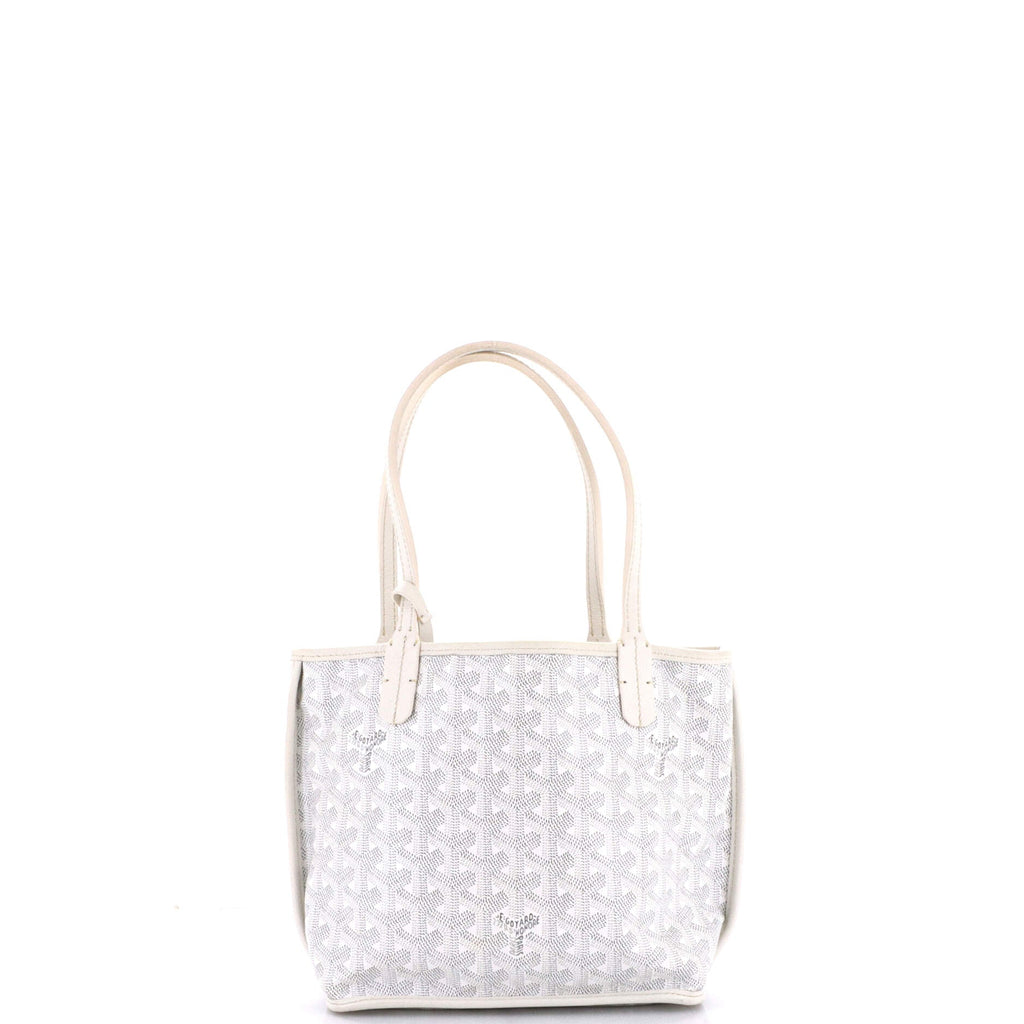 Anjou Reversible Tote Coated Canvas Mini