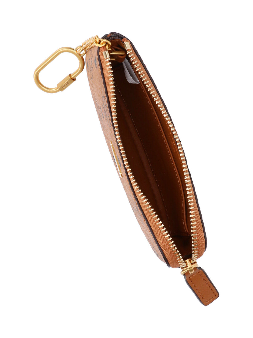 "Aren" Zip Coin Purse, In Brown "Visetos"