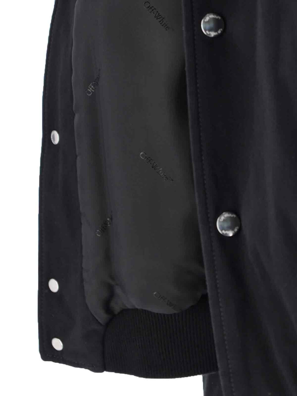 "Varsity Souvenir" Bomber Jacket – Black