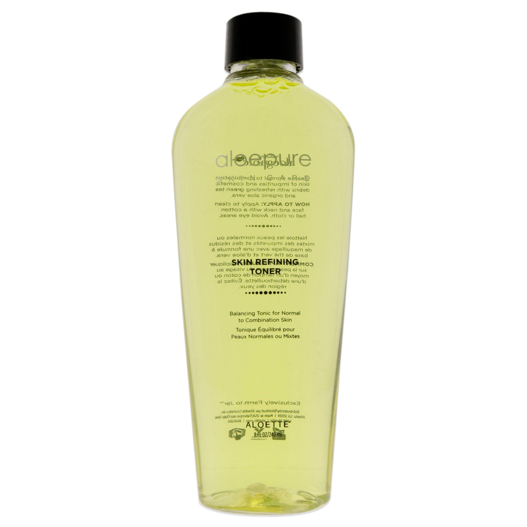 Aloepure Skin Refining Toner by Aloette for Unisex - 8 oz Toner