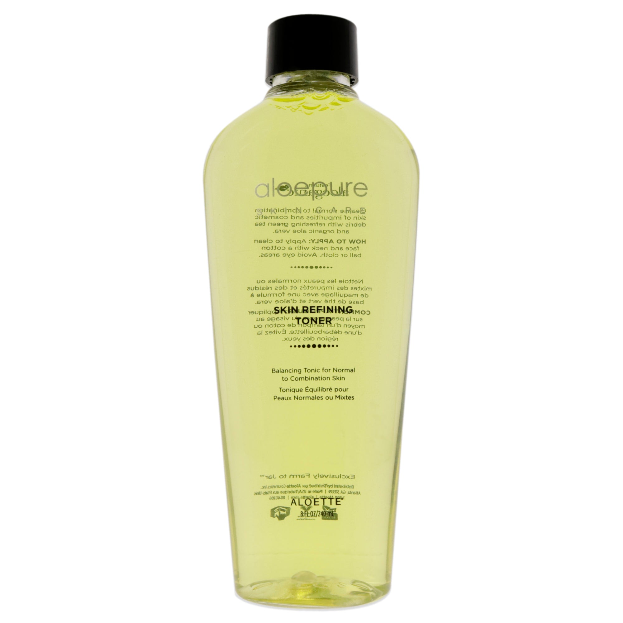 Aloepure Skin Refining Toner by Aloette for Unisex - 8 oz Toner