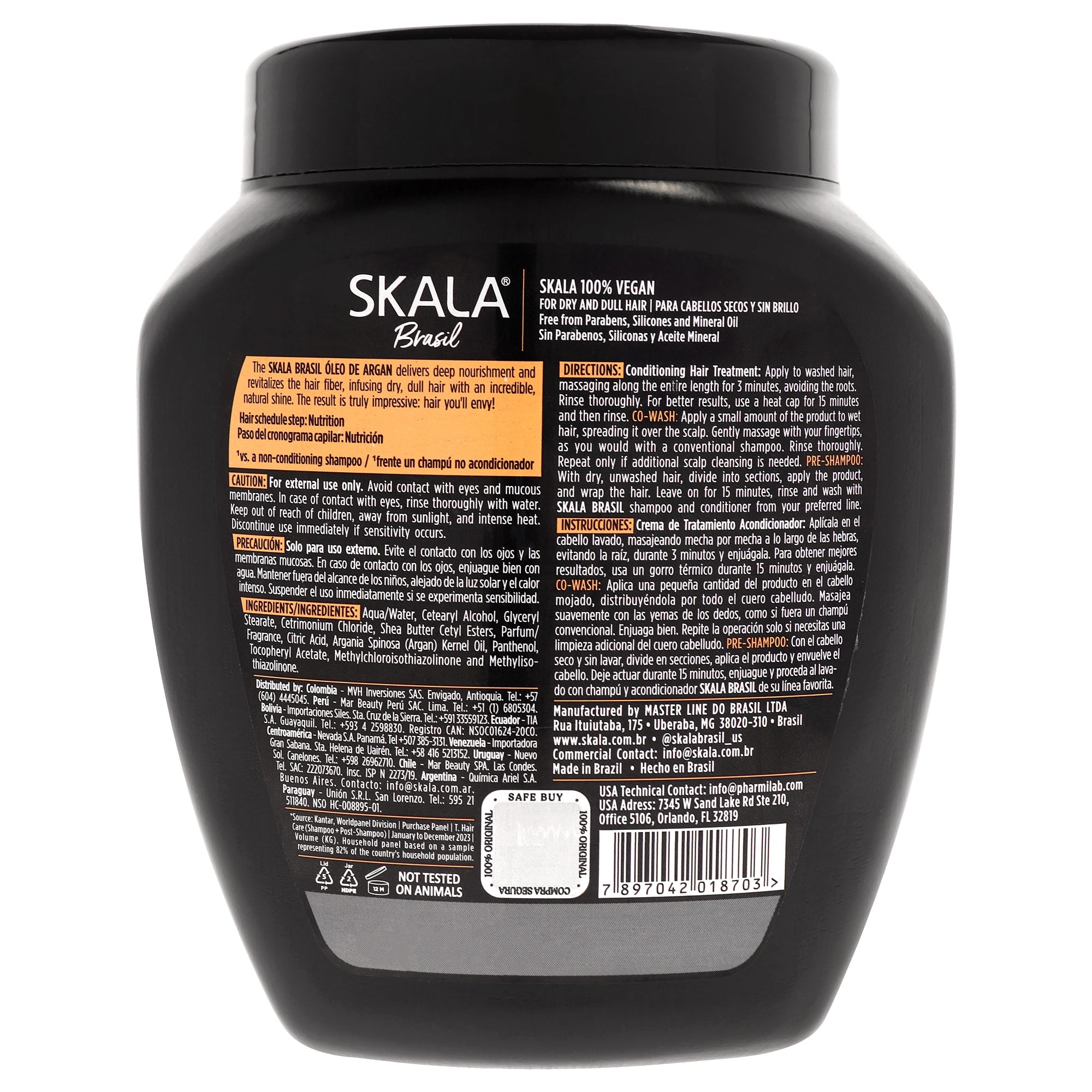 Argan Oil Hair Treatment Conditioning Cream by Skala for Women - 35.2 oz Treatment