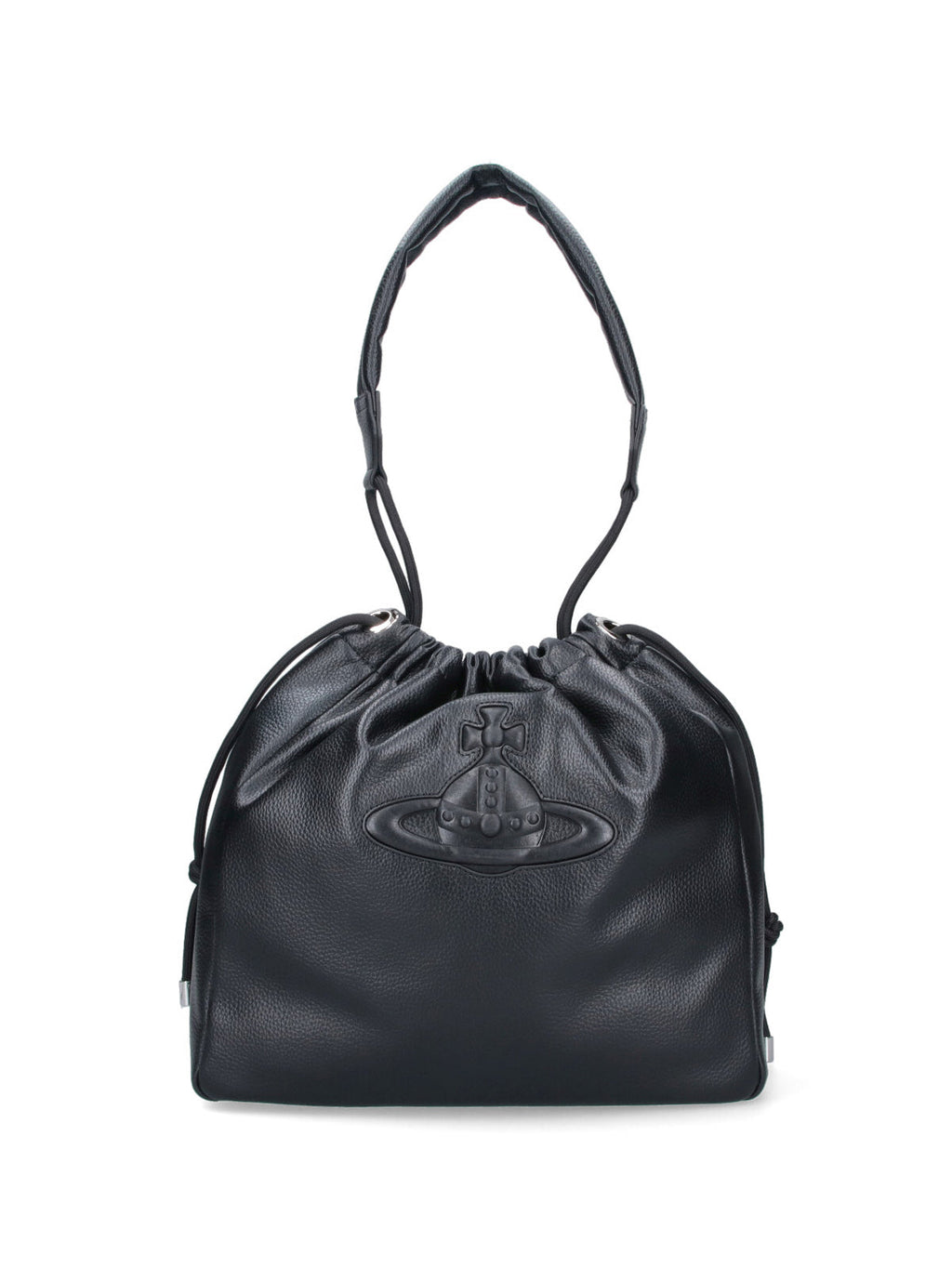 "Hilary" Large Bucket Bag – Black