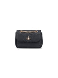 "Orbit" Chain Shoulder Bag – Black
