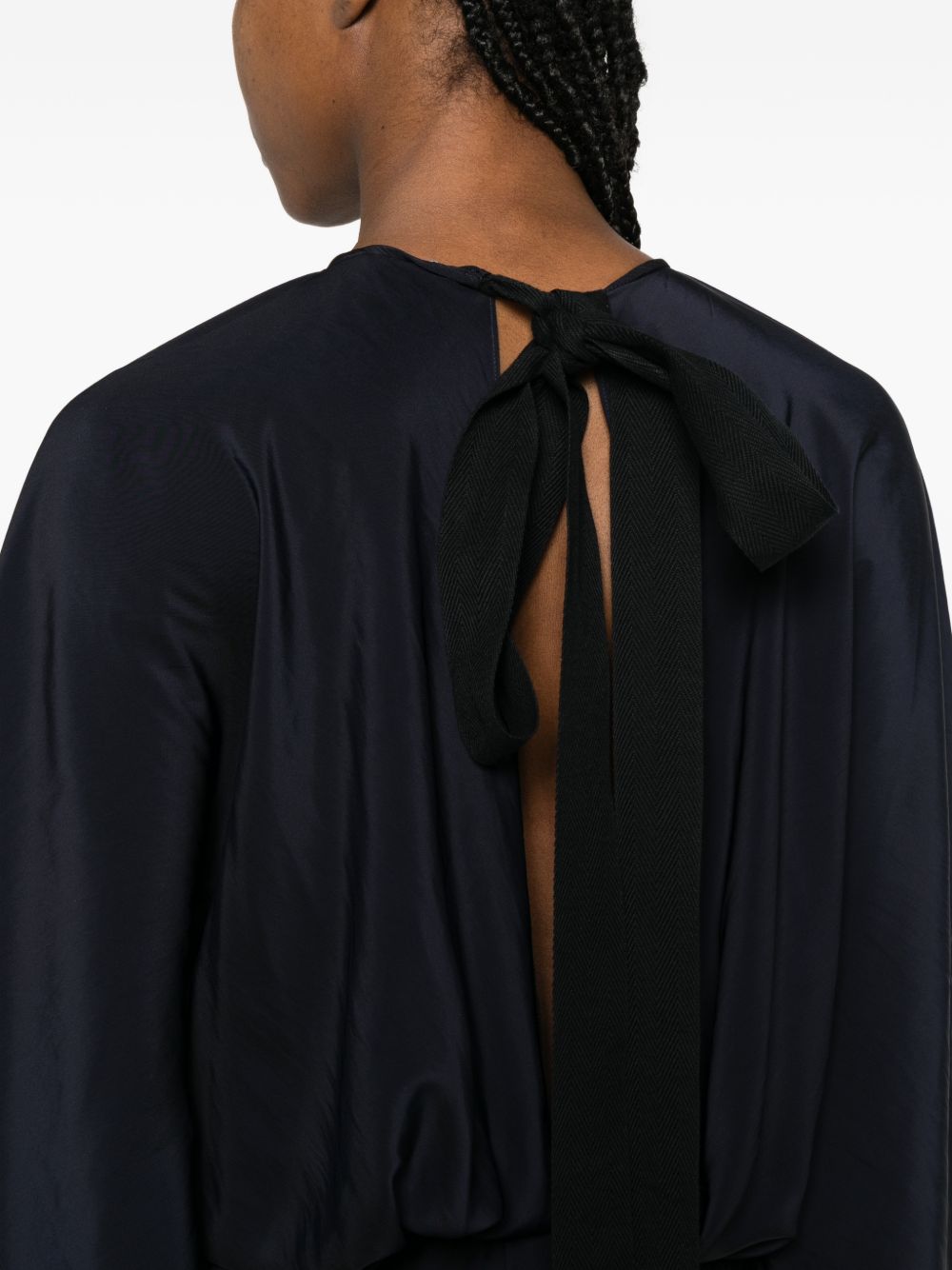Asymmetrical Hemline Maxi Dress