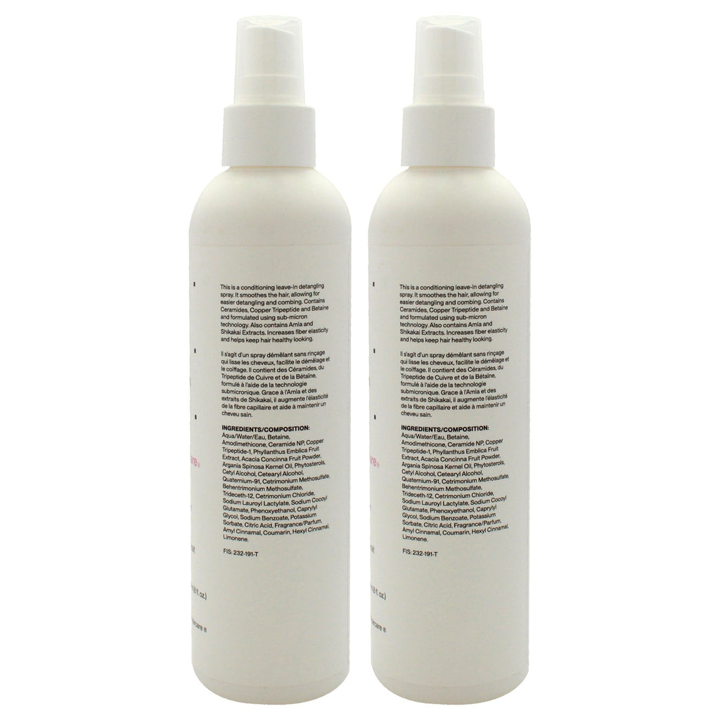 AffirmCare Leave-in Detangler by Avlon for Unisex - 8 oz Detangler  - Pack of 2