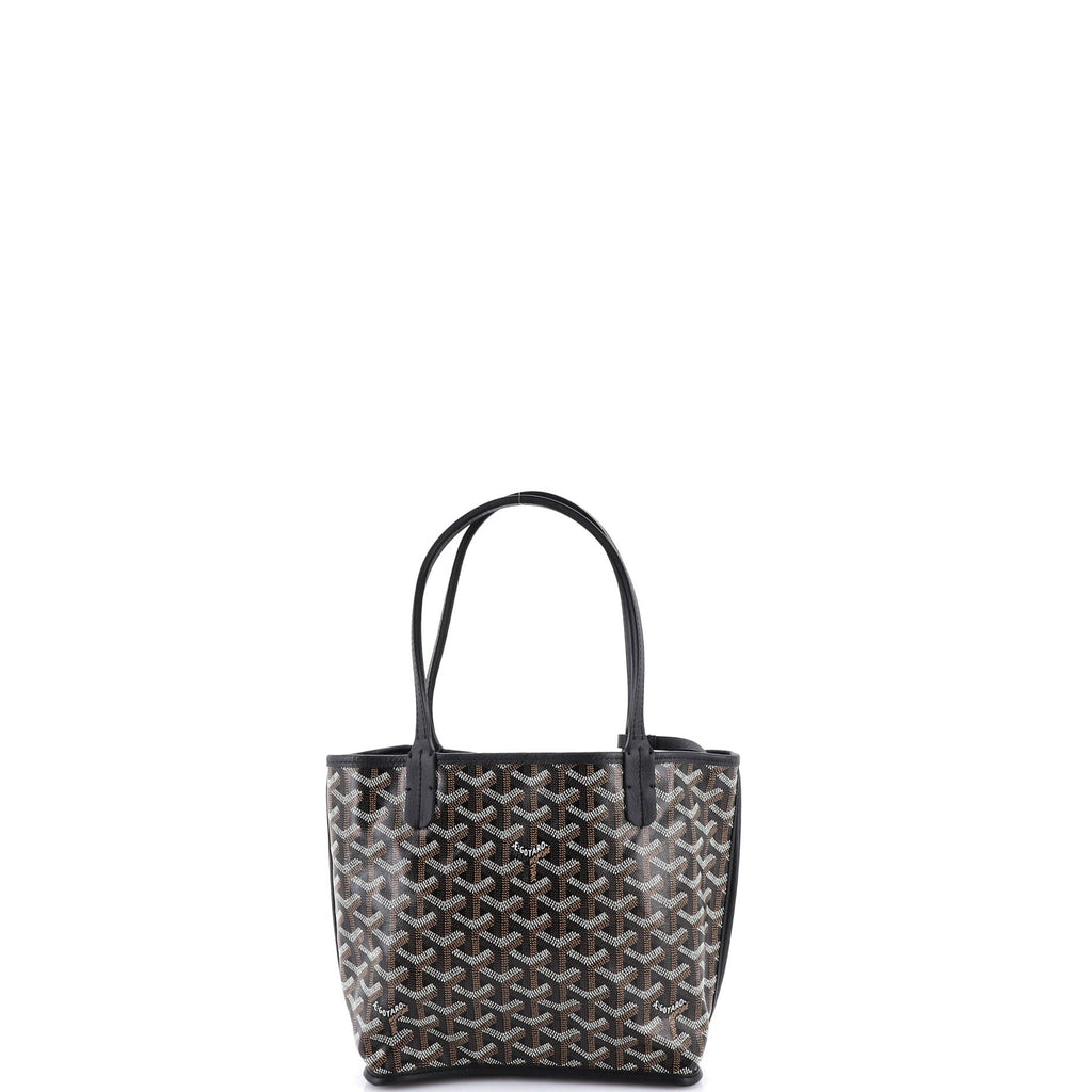 Anjou Reversible Tote Coated Canvas Mini