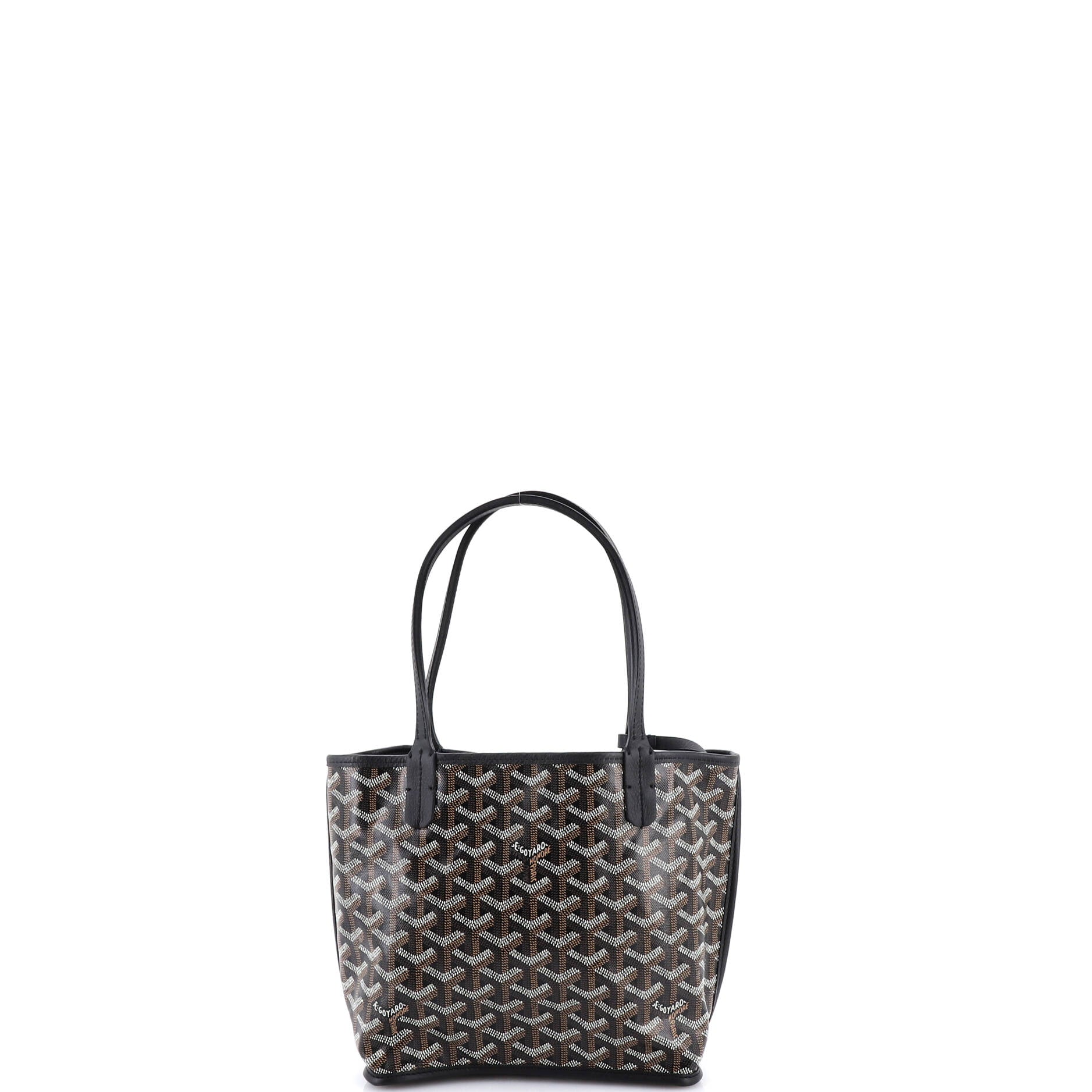 Anjou Reversible Tote Coated Canvas Mini