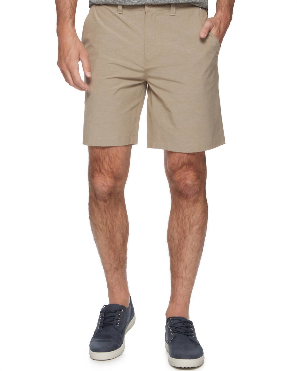 Any Wear Hybrid Performance Short In Khaki