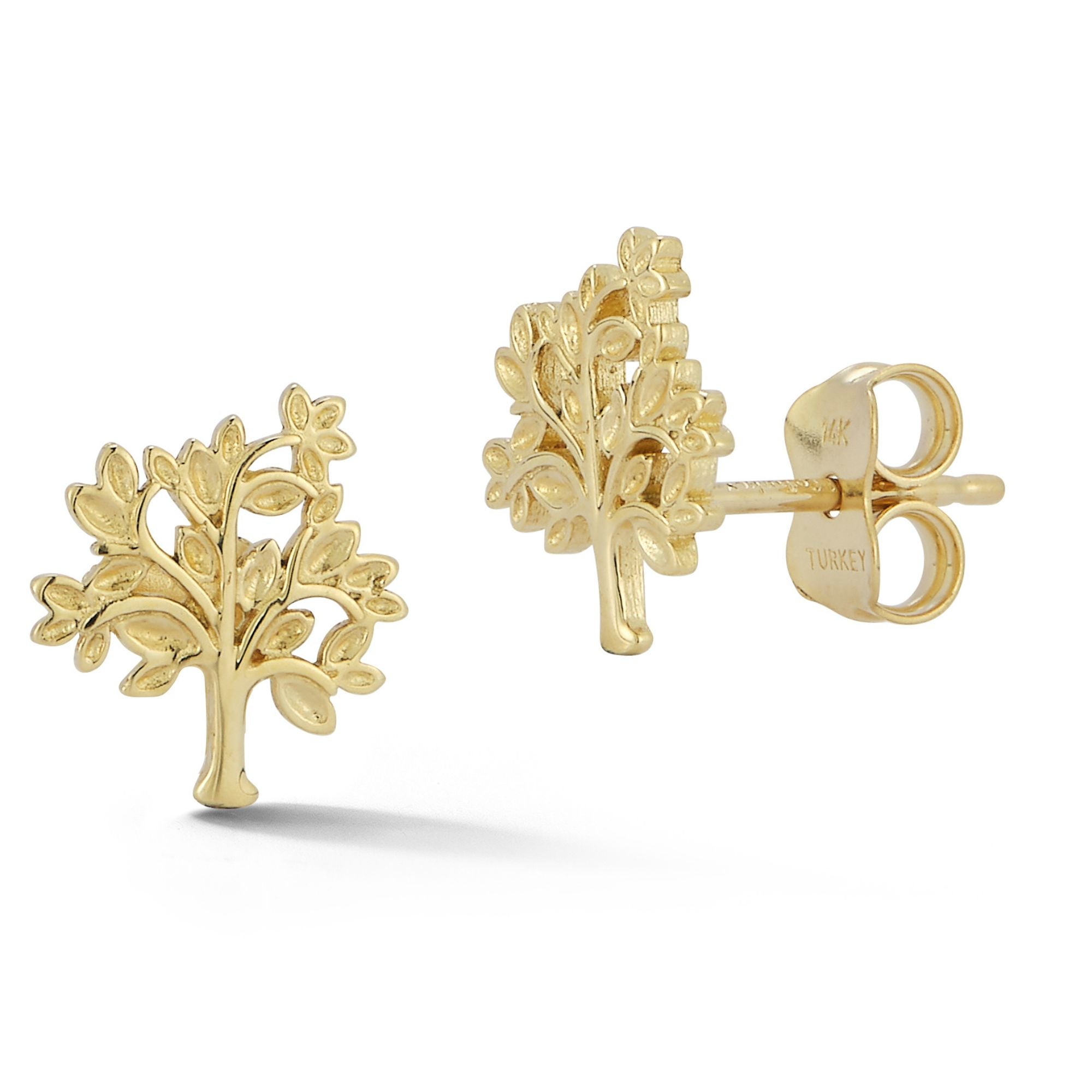 14K Gold Tree of Life Studs
