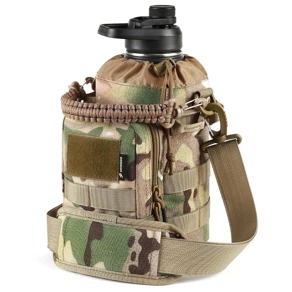 64Oz Tactical Water Bottle - Brown