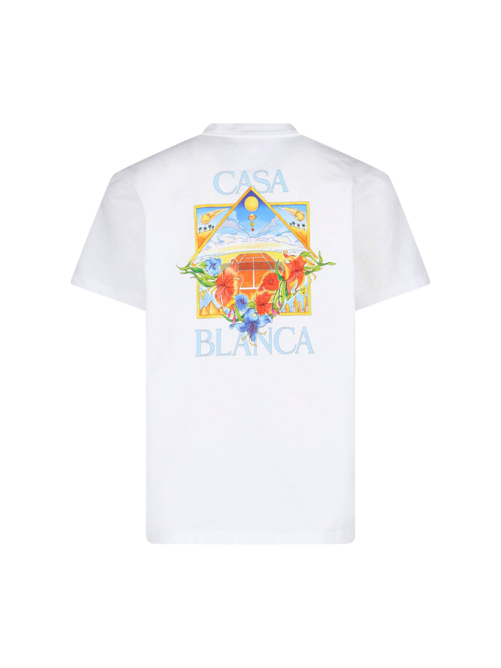 "Flower Court Icon" T-Shirt – White