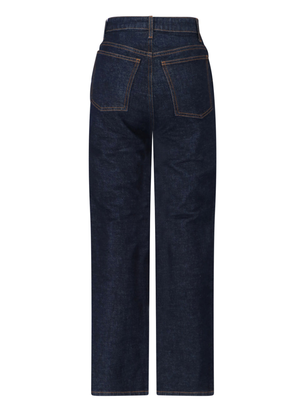 "Delina" Straight Jeans – Dark Blue