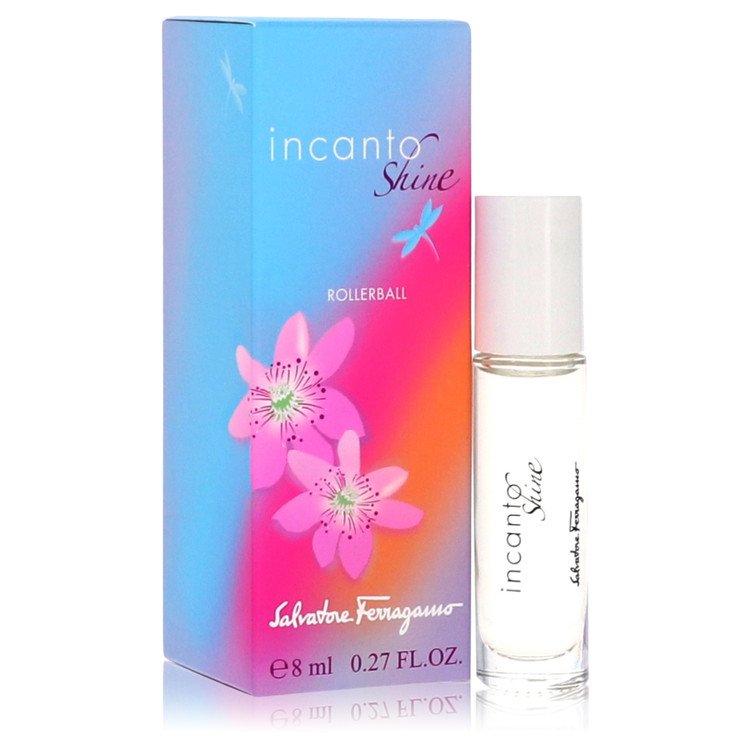 3pcs Perfume Gift Sets - Incanto Shine by Salvatore Ferragamo EDT Rollerball .27 oz for Women