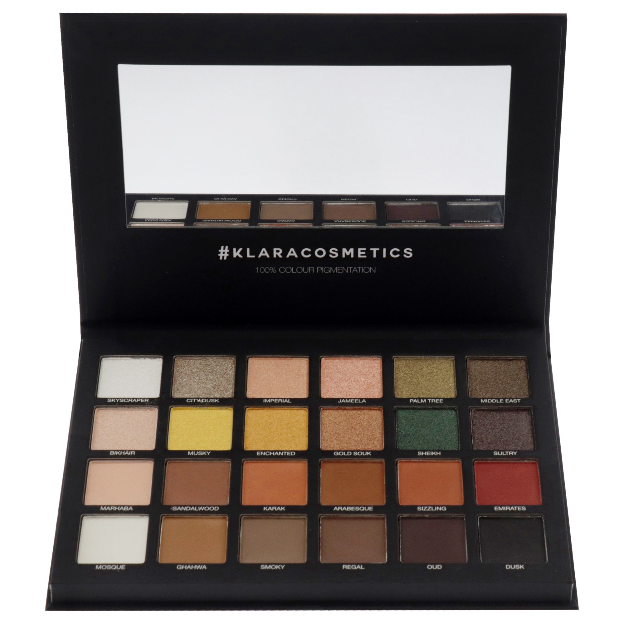 24 Eyeshadow Palette - Abu Dhabi by Klara for Women - 1.68 oz Eye Shadow