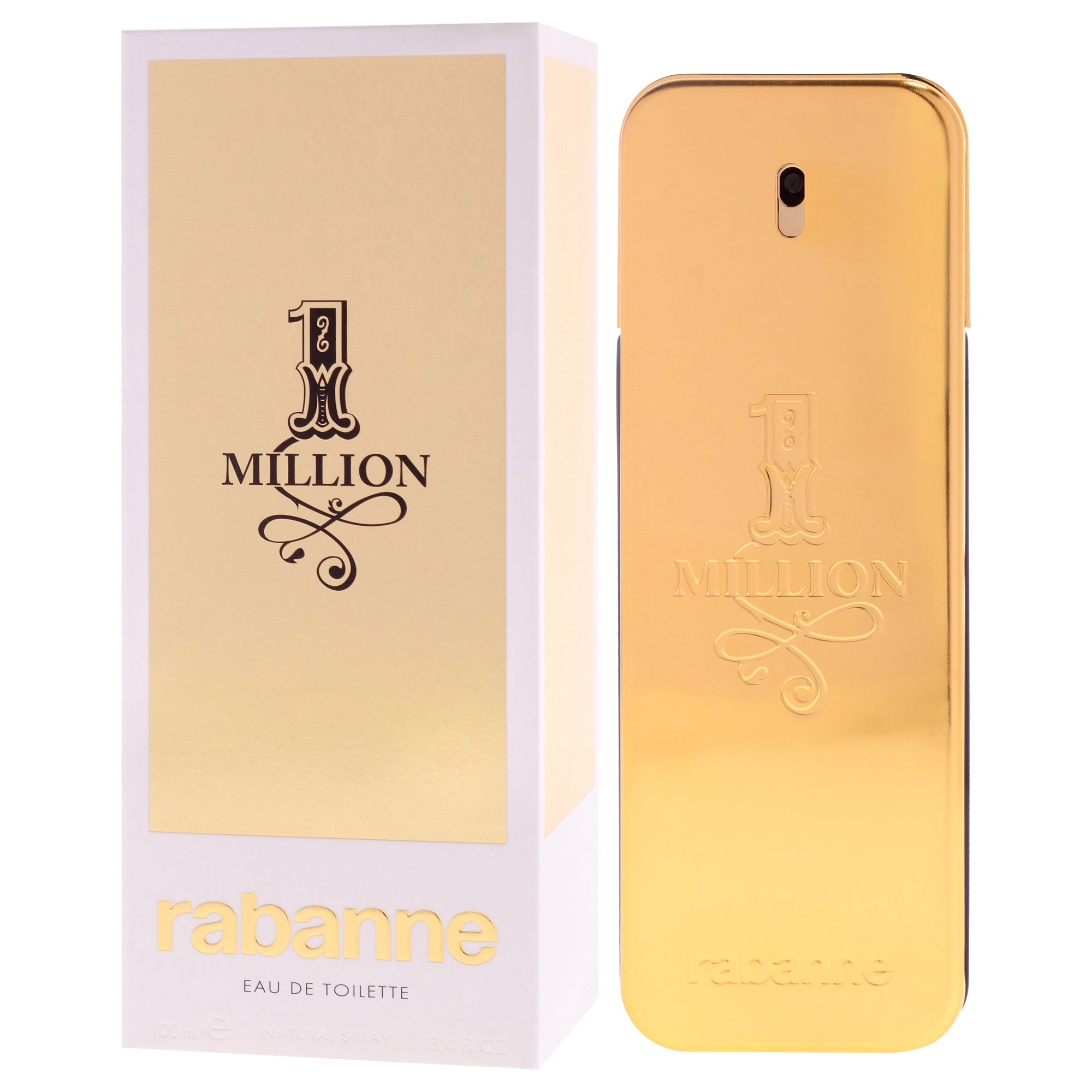 1 Million by Paco Rabanne for Men - 3.4 oz EDT Spray
