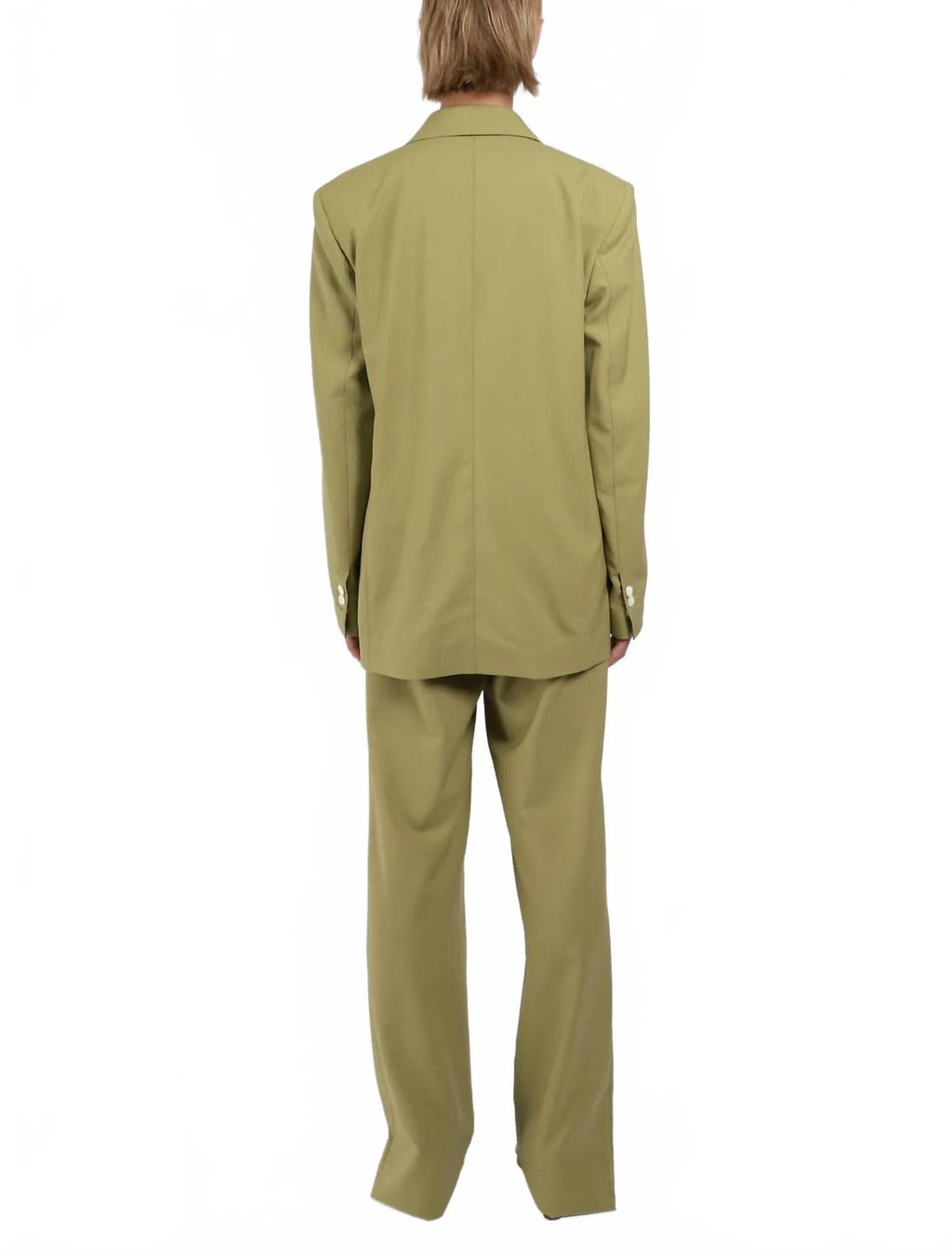 Anna Blazer In Sage Green