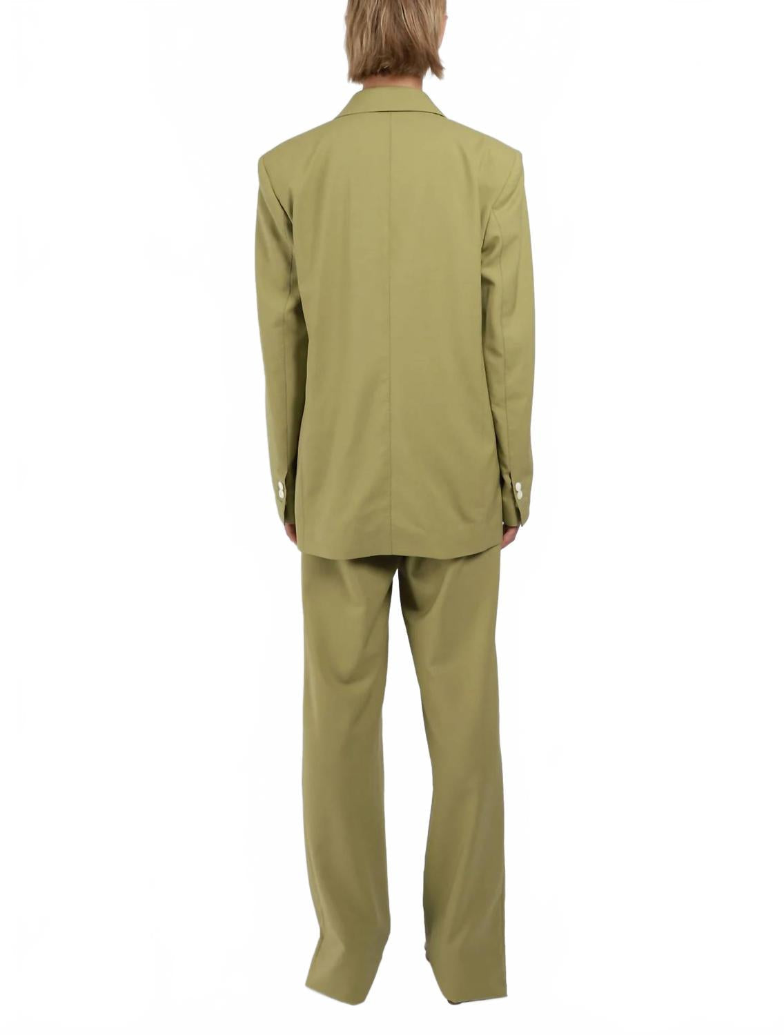 Anna Blazer In Sage Green