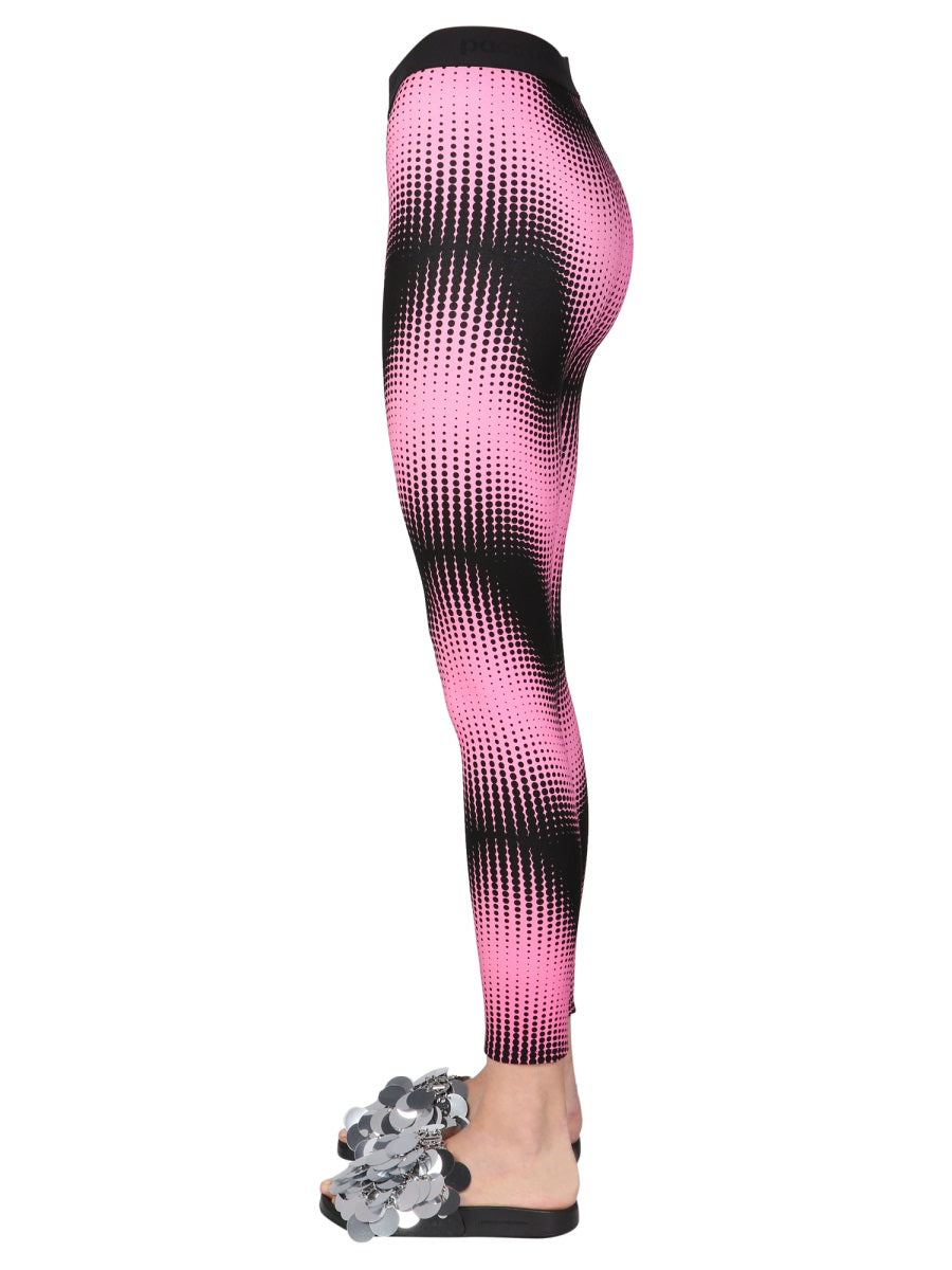 Ankle-Length Leggings With Logo Waistband