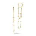 14K Gold Chain Drop Earrings