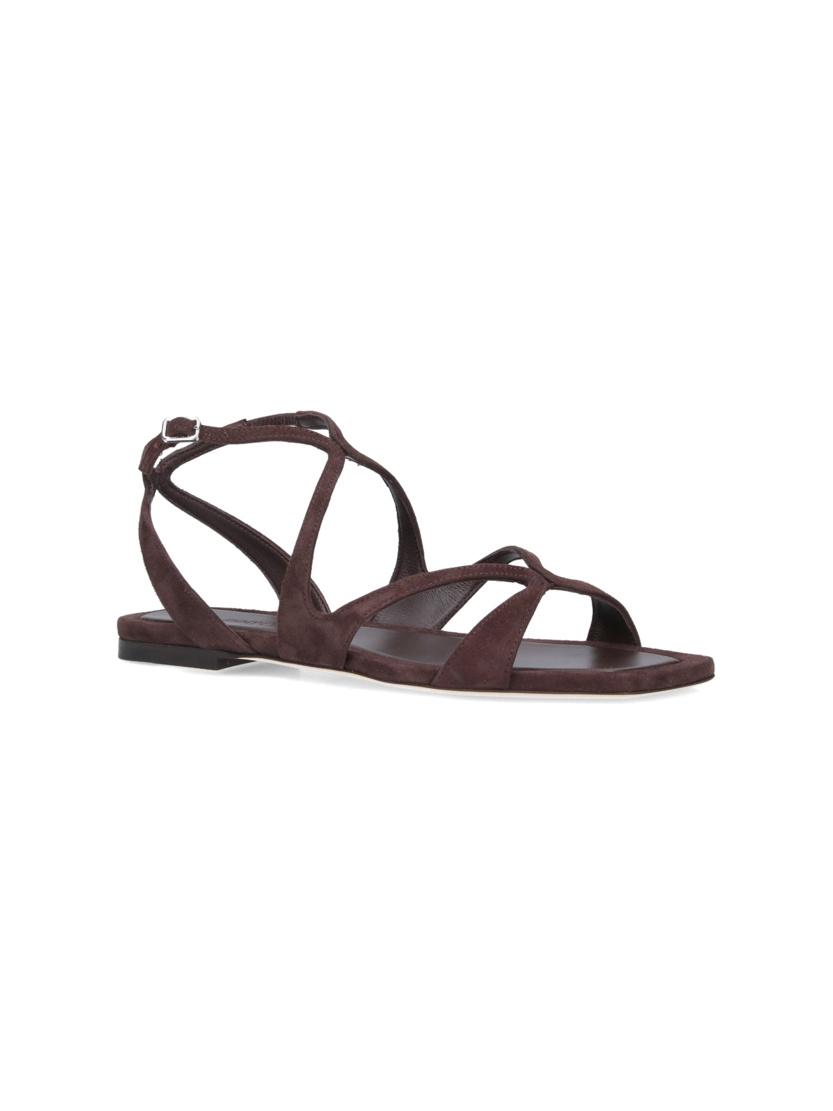 "Ayla Flat" Sandals – Brown