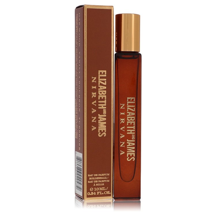 3pcs Perfume Gift Sets - Nirvana Bourbon by Elizabeth and James Mini EDP Rollerball Pen .34 oz for Women
