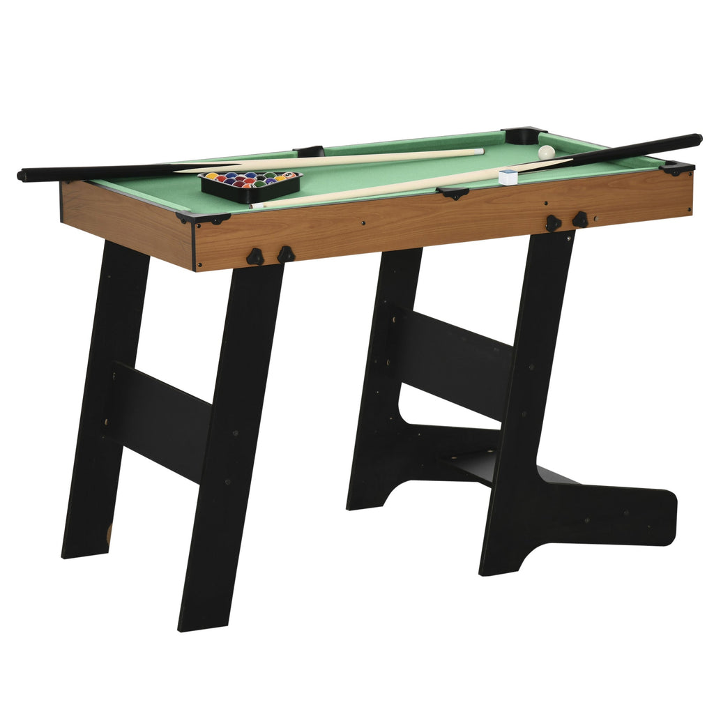 38" Mini Pool Table Set with Balls, Cues, and Accessories