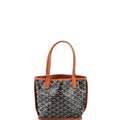 Anjou Reversible Tote Coated Canvas Mini