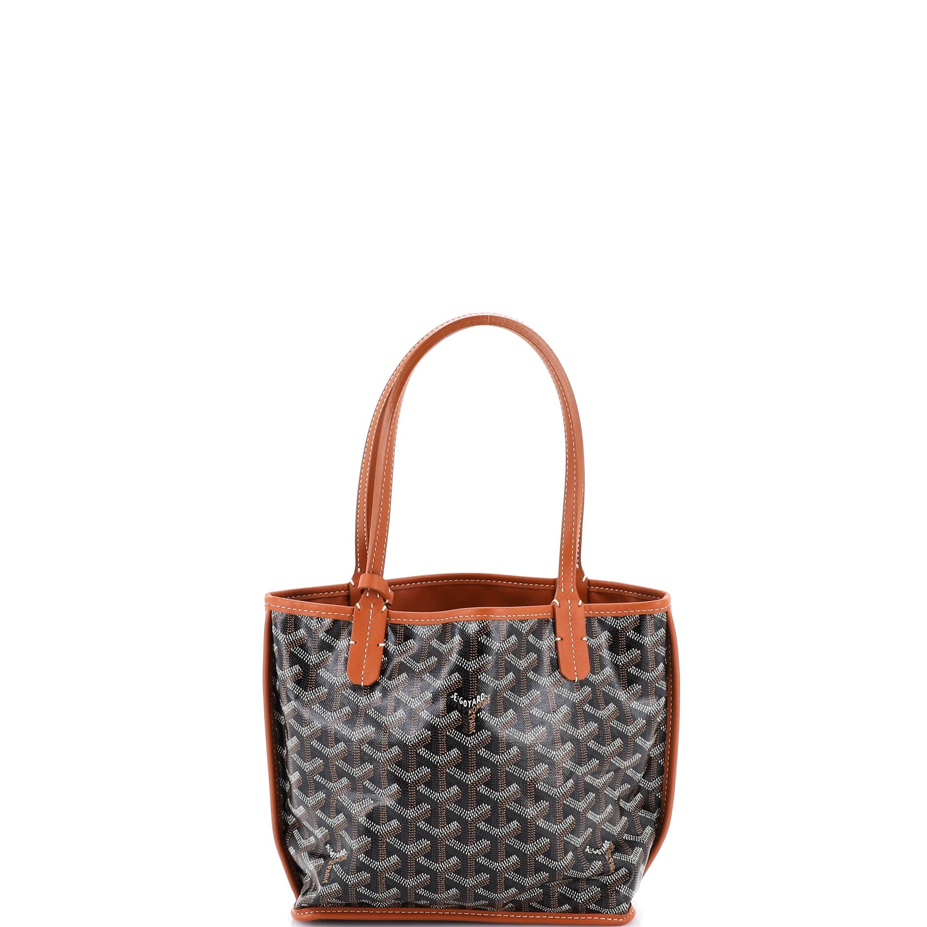 Anjou Reversible Tote Coated Canvas Mini
